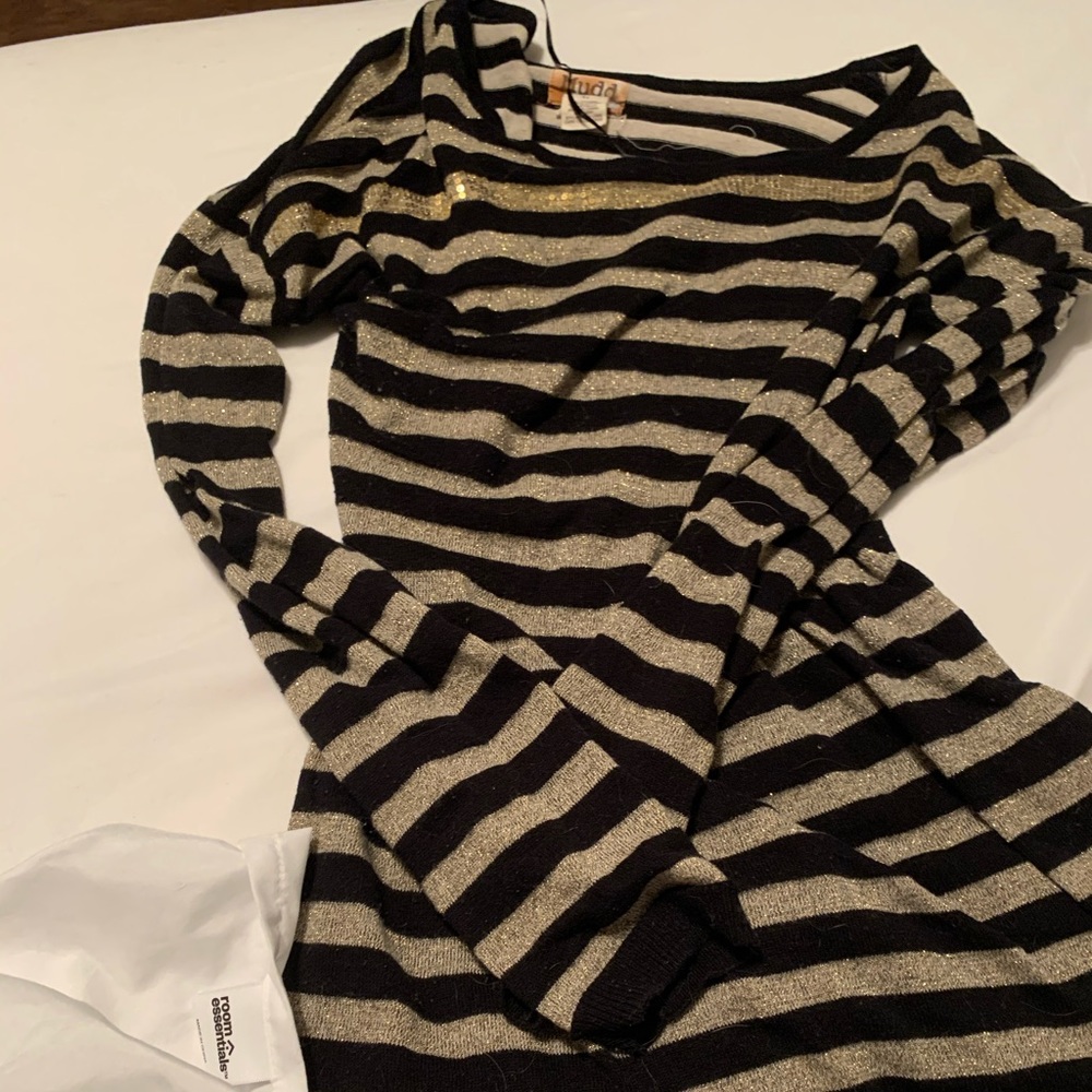 Women’s sparkly striped top